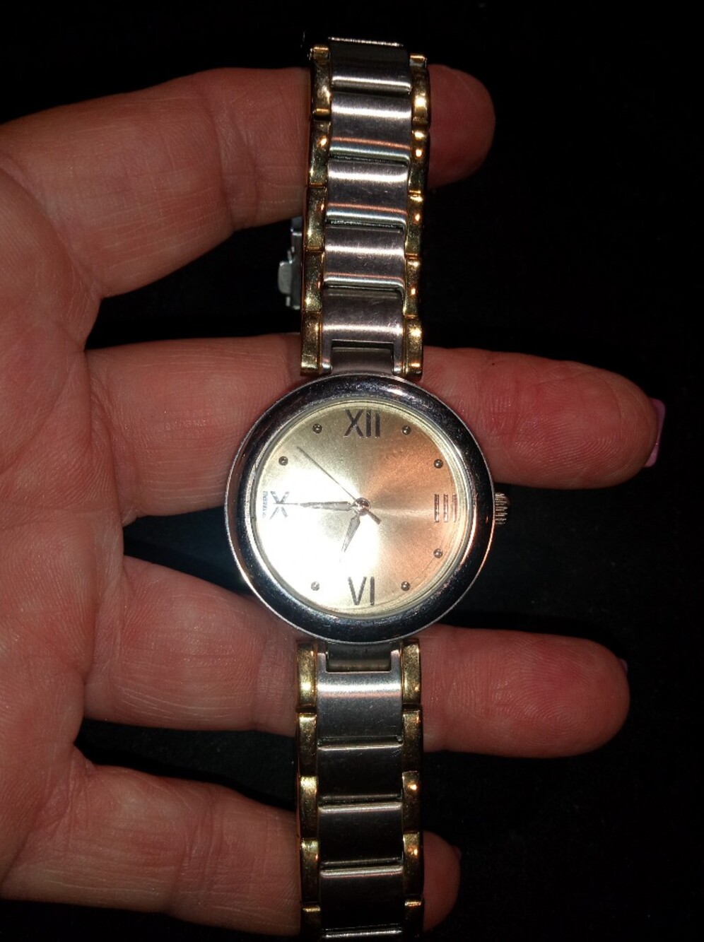 Rare-Silpada Two-Tone Gold and Silver Women's Bracelet Watch